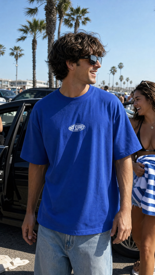 Off supply Bat soul blue t-shirt