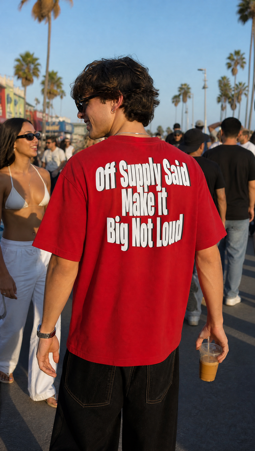 Off Supply - The Magnitude Tee Red