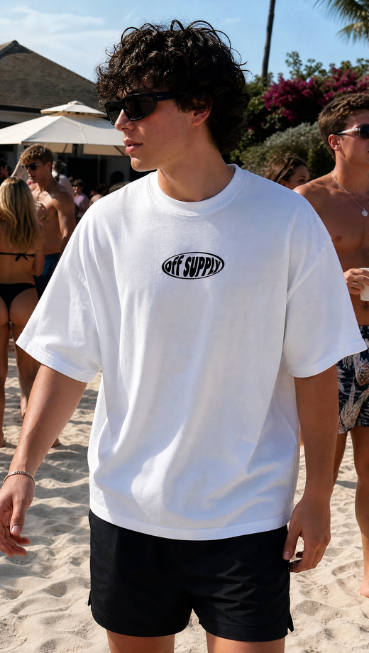 HUNTER OFF SUPPLY WHITE T-SHIRT