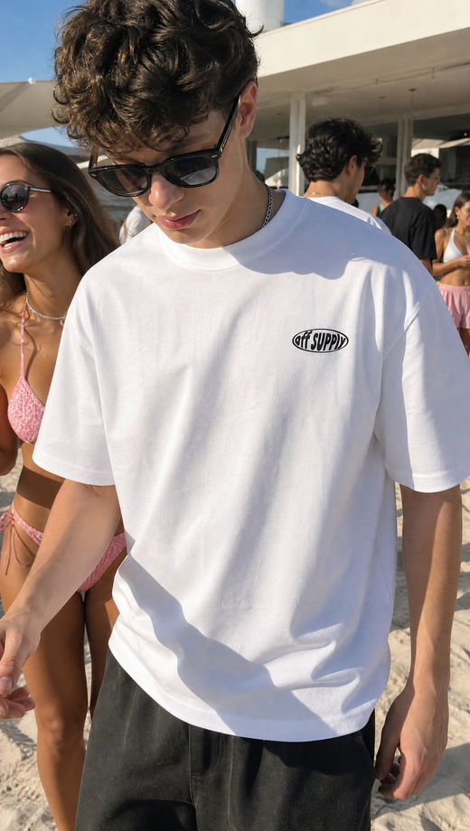 Off supply Escape From Reality white t-shirt