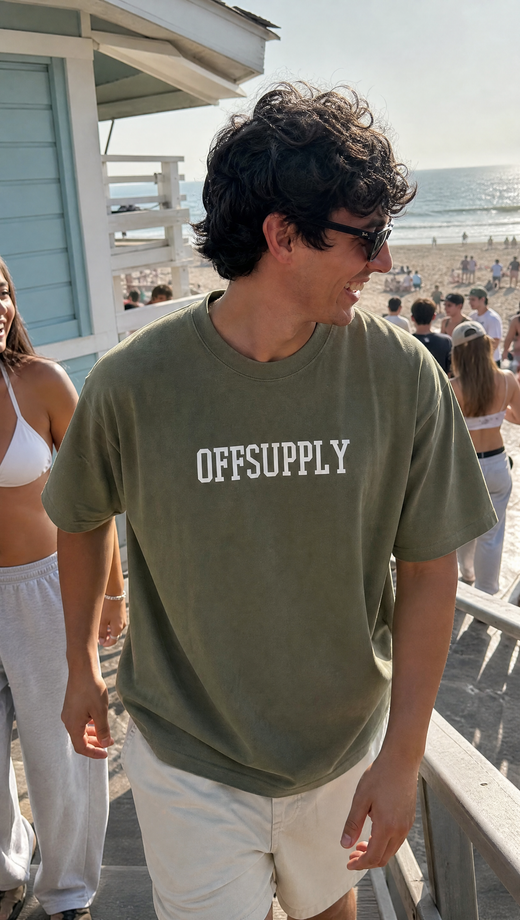 Off supply They come they go Olive T-shirt