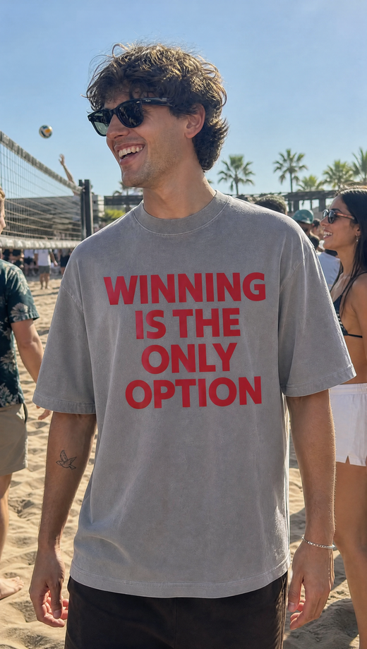 Winning Off Supply Grey T-Shirt