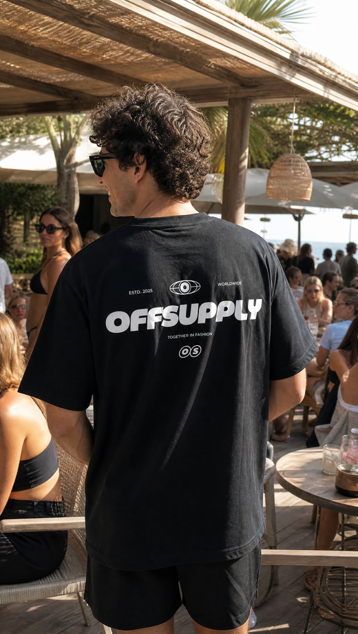 Off supply Together in Fashion black tshirt