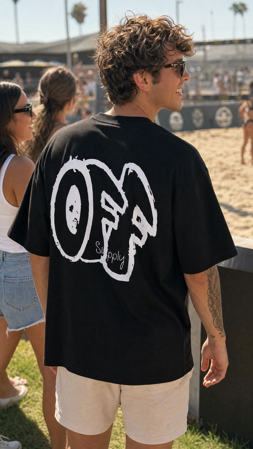Off supply Club black T-shirt