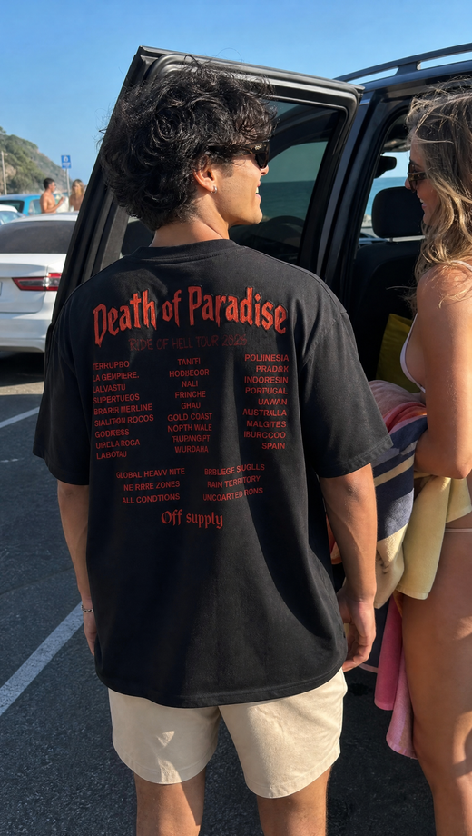 Off Supply Death Of Paradise Tour Limited Edition T-shirt