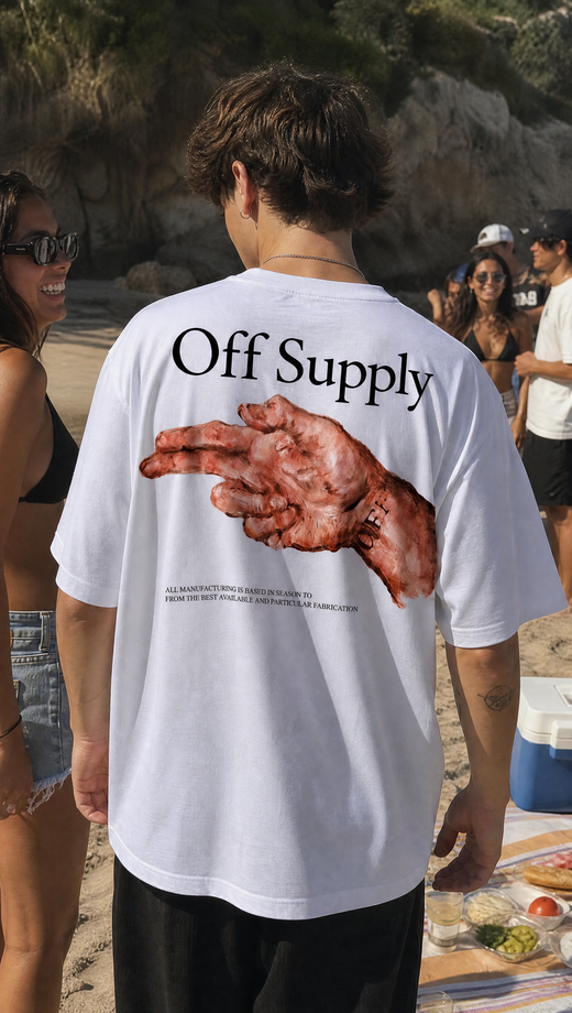 Off Supply Hands up Statement Graphic T-shirt