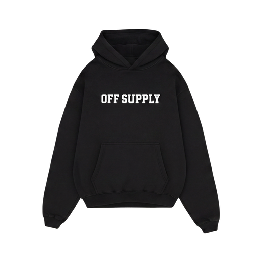 Off supply OS black hoodie