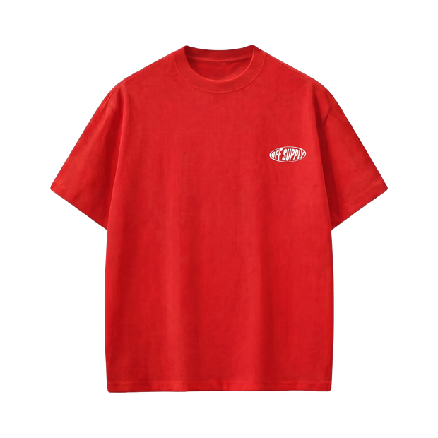 Off supply Pixel Warrior Red T-shirt