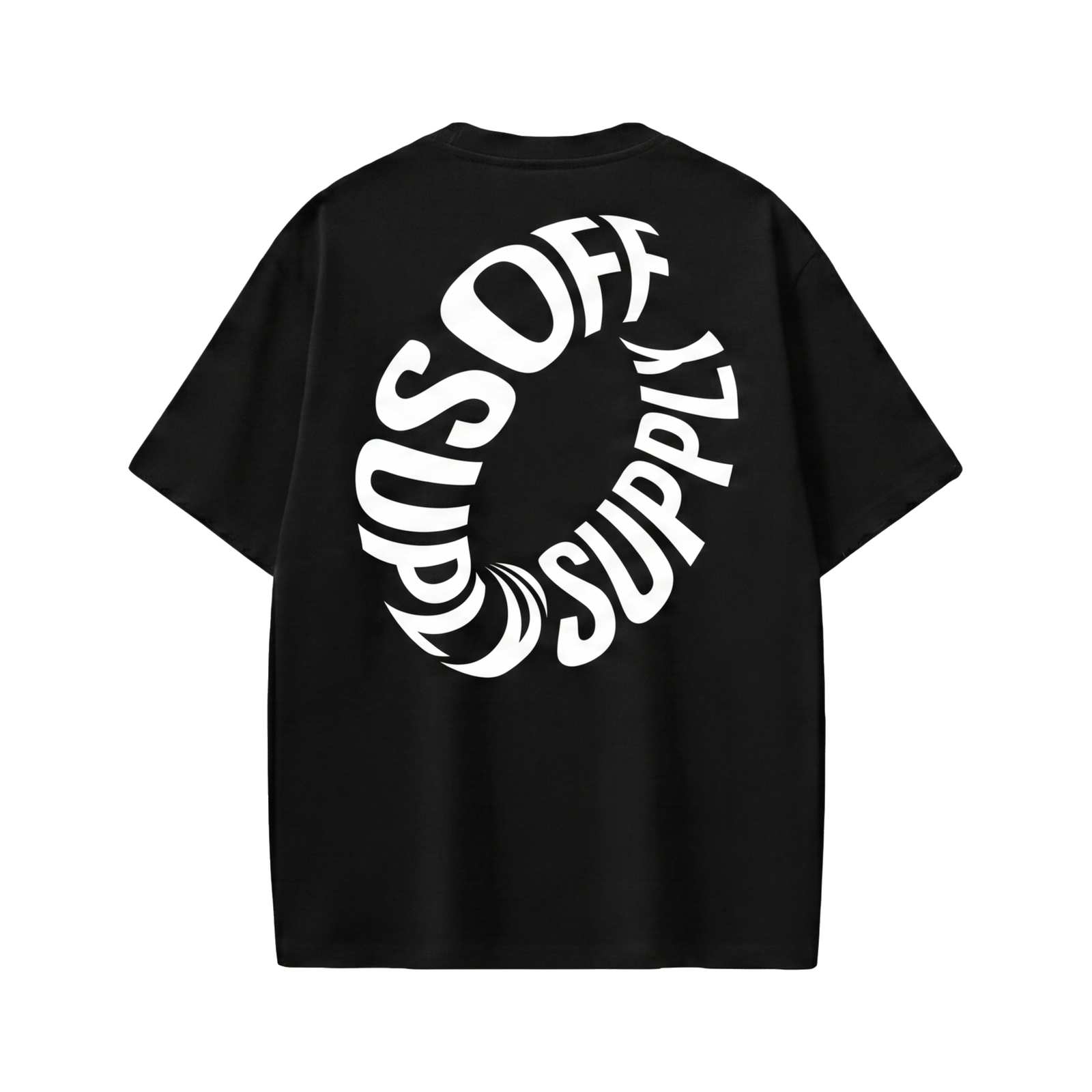 Off Supply Premium Heavyweight Graphic Black T-Shirt