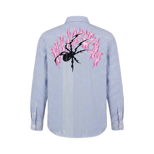 Off Supply Line Up Blue Striped Shirt