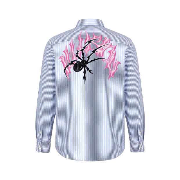 Off Supply Line Up Blue Striped Shirt