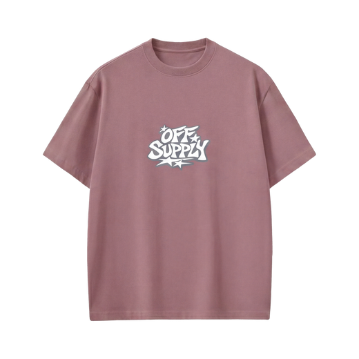 Off supply Two souls nude pink t-shirt