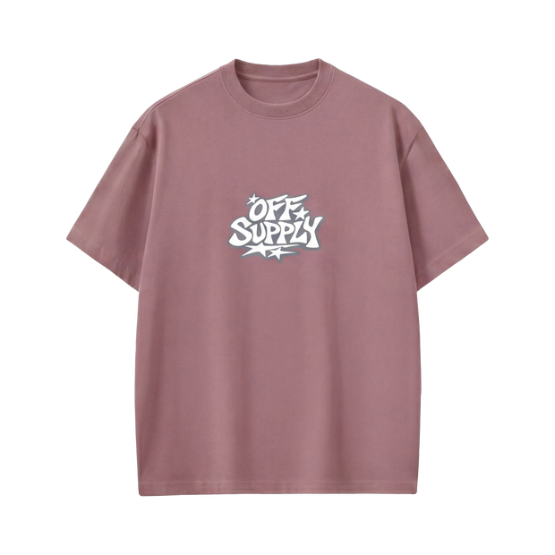 Off supply Two souls nude pink t-shirt
