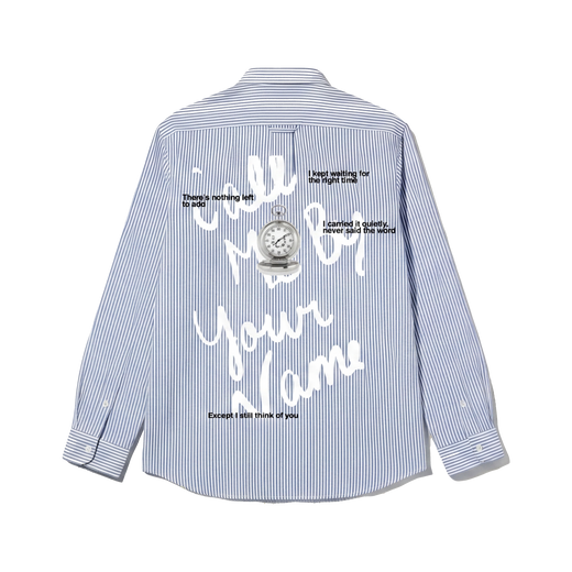 Off Supply Call Me By Your Name Blue Shirt