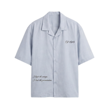 Off Supply Angelic Grey Bowling Shirt