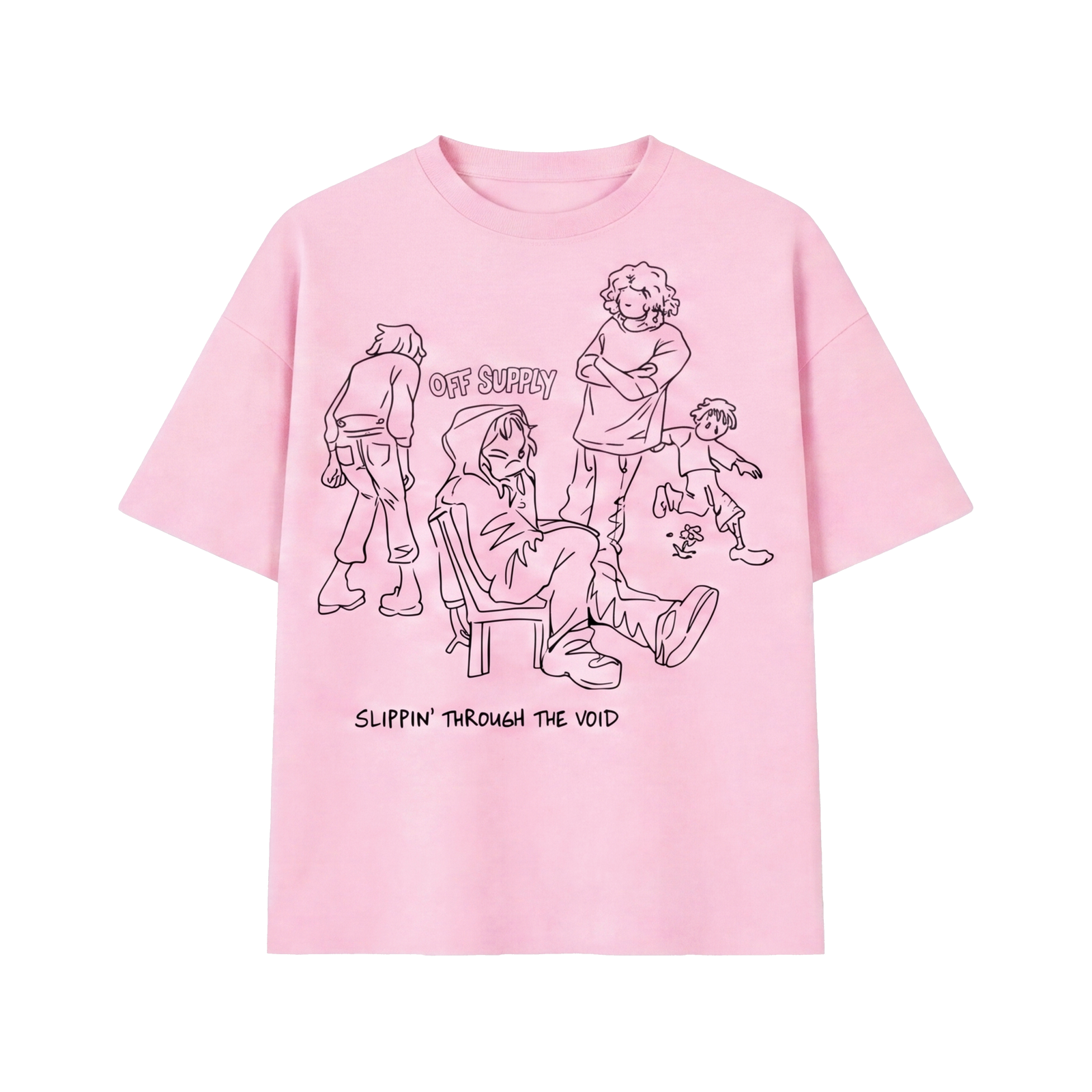 Off Supply Void Walkers Tee - Pink