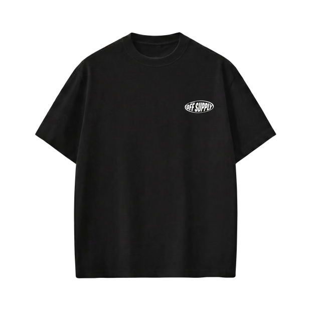 Off supply Orange Dagger black t-shirt