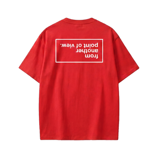 Off supply From another POV red t-shirt