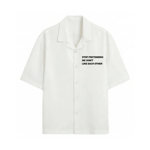 Off Supply Mixed Signals Club Shirt - White