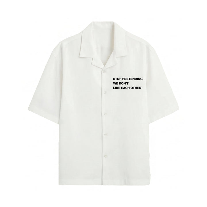 Off Supply Mixed Signals Club Shirt - White