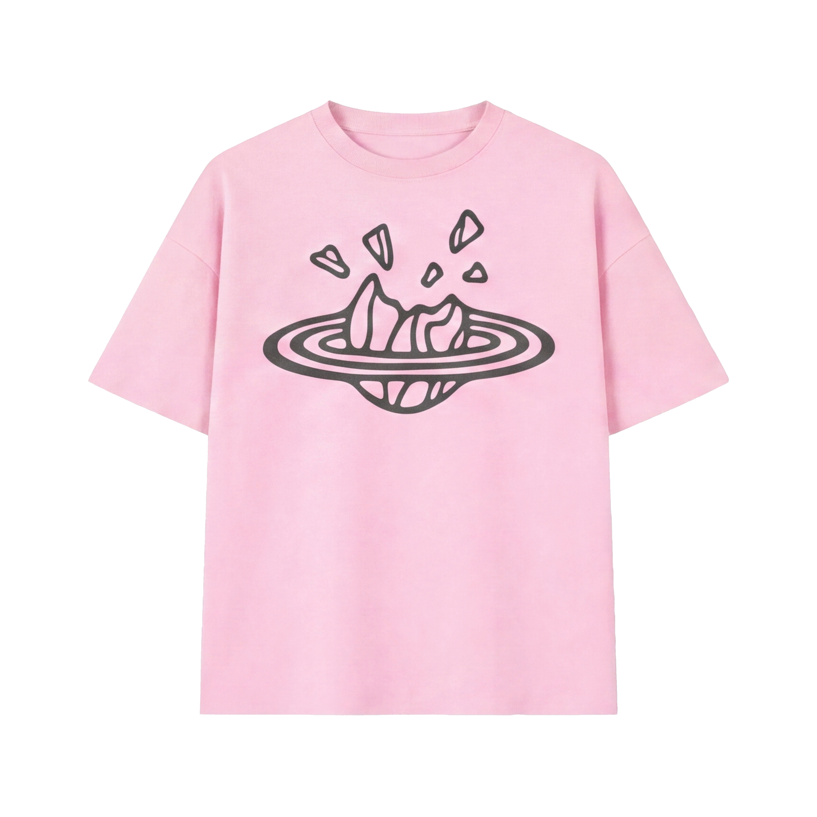 Off Supply Off-Axis Tee - Pink