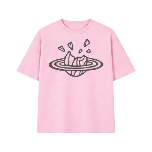 Off Supply Off-Axis Tee - Pink