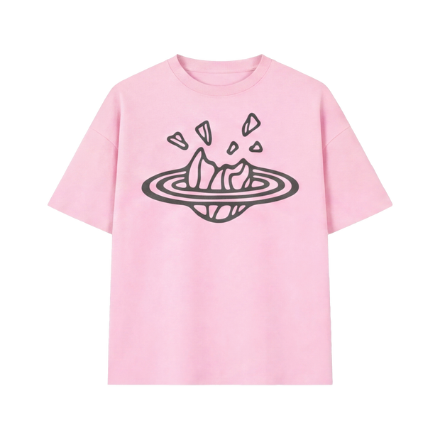 Off Supply Off-Axis Tee - Pink