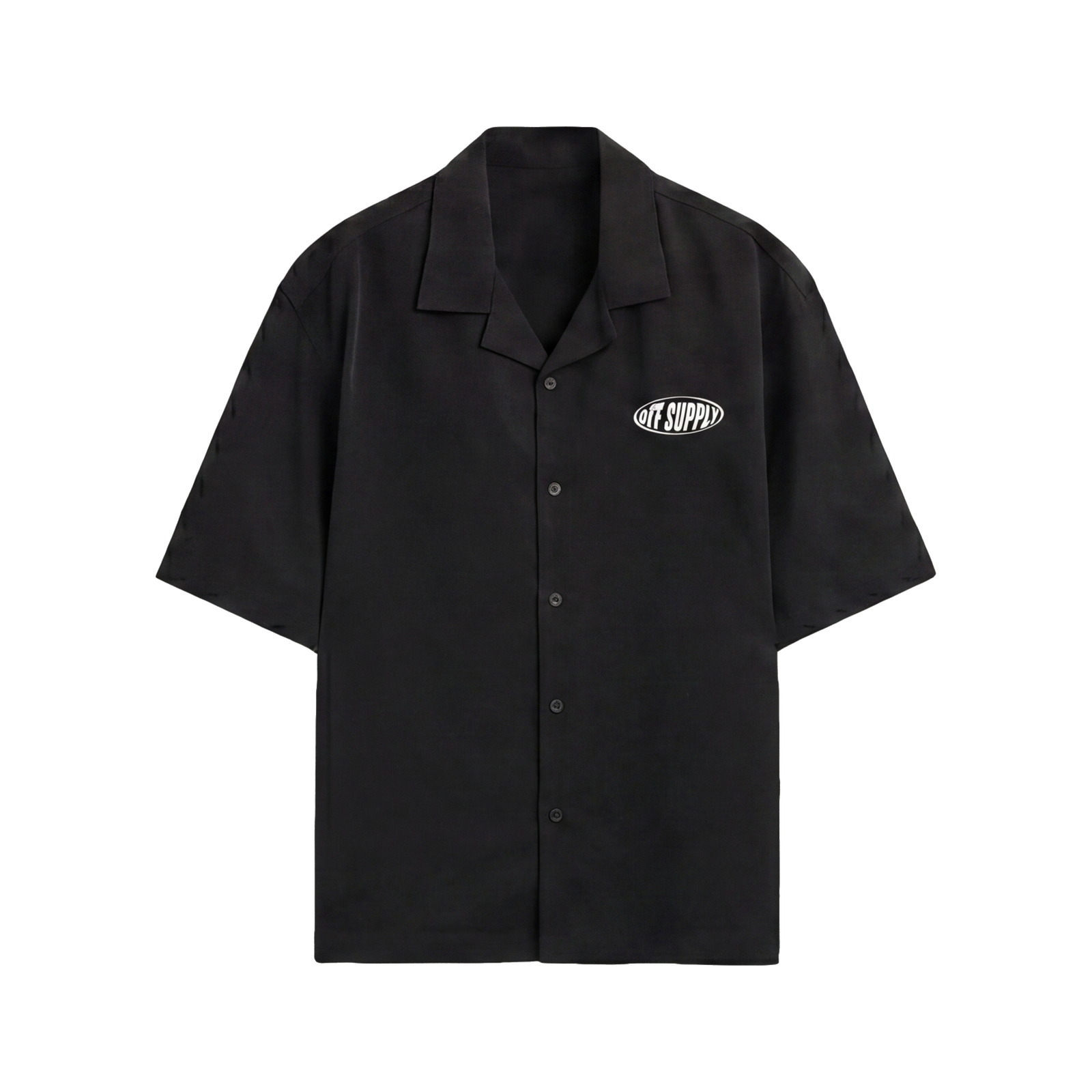 Assignment Off Supply Black Bowling Shirt