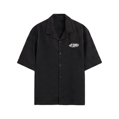 Assignment Off Supply Black Bowling Shirt