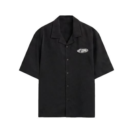 Assignment Off Supply Black Bowling Shirt