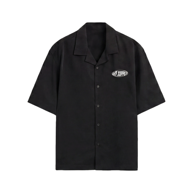 Assignment Off Supply Black Bowling Shirt