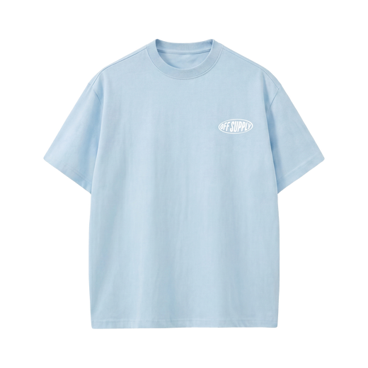 Off supply Orange Dagger light blue t-shirt