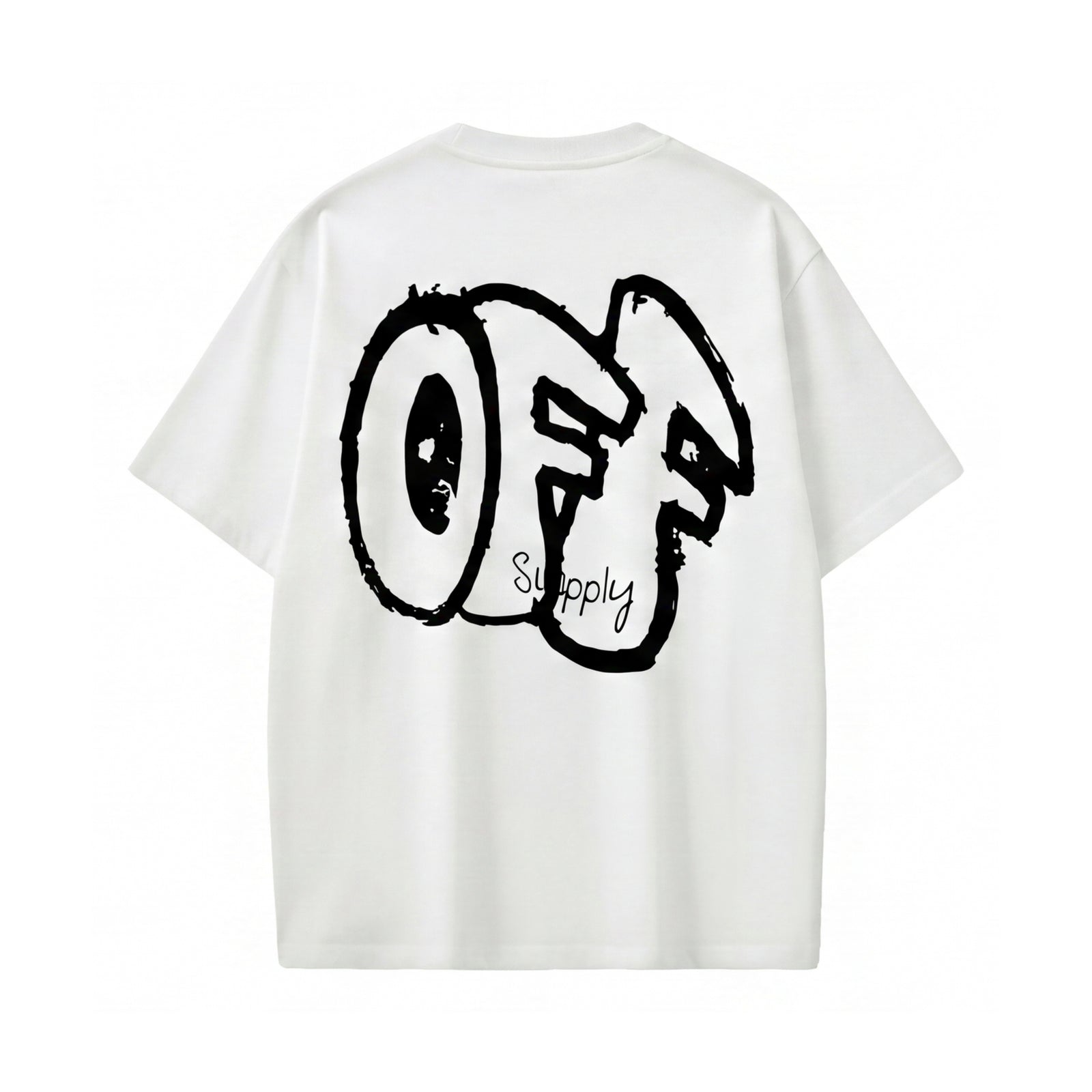 Off supply Club white t-shirt