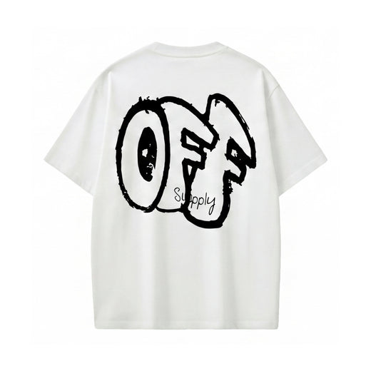 Off supply Club white t-shirt