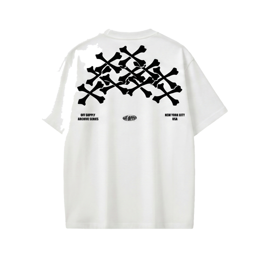 Off Supply Archive series Stacked Bones NYC Edit T-shirt