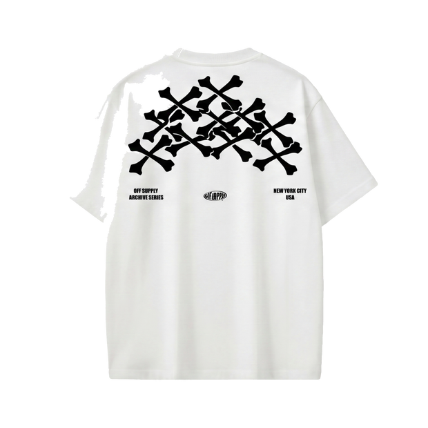 Off Supply Archive series Stacked Bones NYC Edit T-shirt