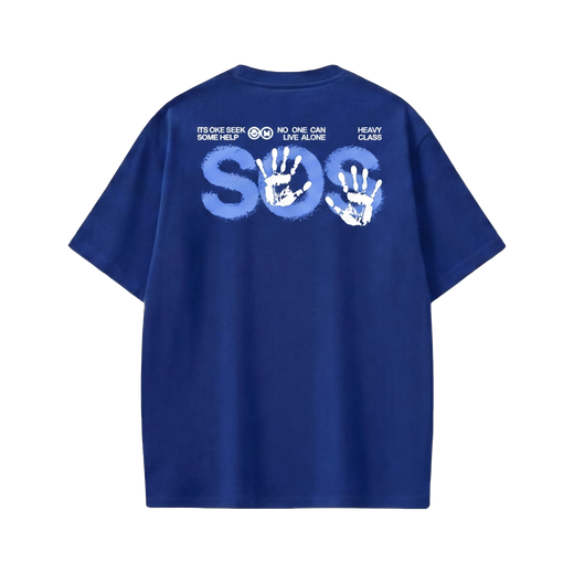 Off supply SOS Blue T-shirt