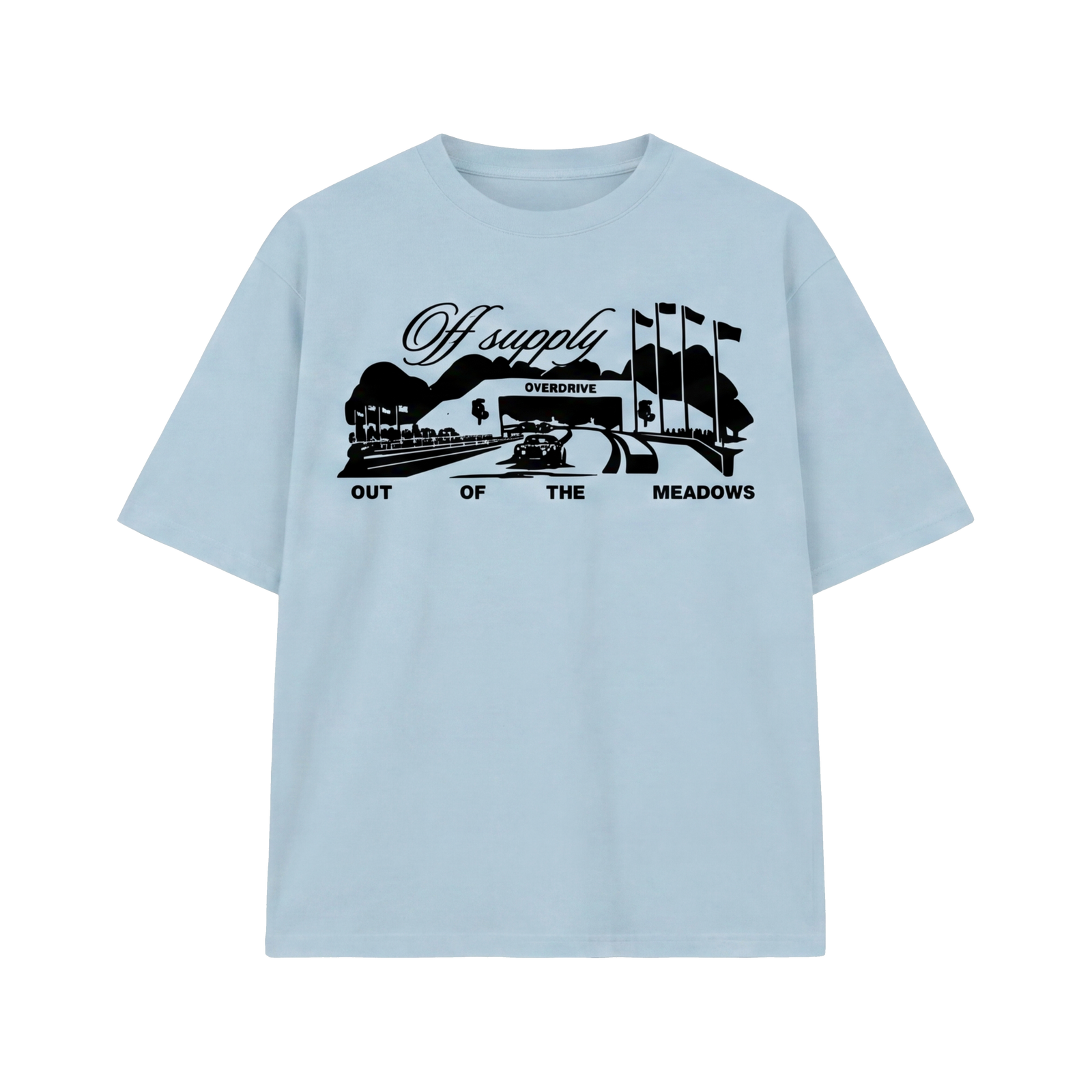 Off Supply Out Of The Meadows Classic T-shirt Ice Blue