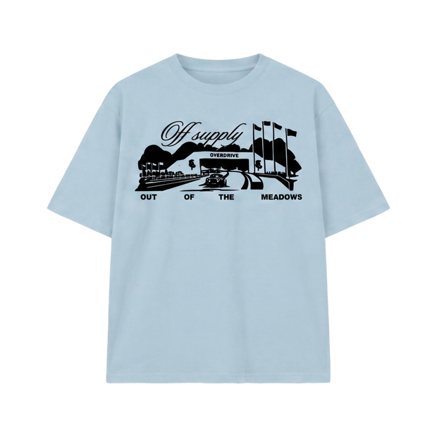 Off Supply Out Of The Meadows Classic T-shirt Ice Blue