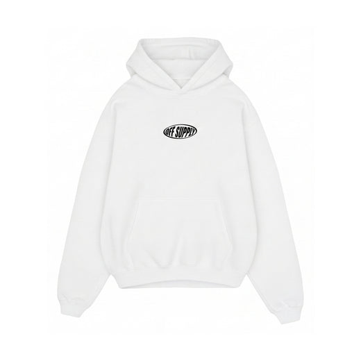 Off supply Orange Dagger white Hoodie