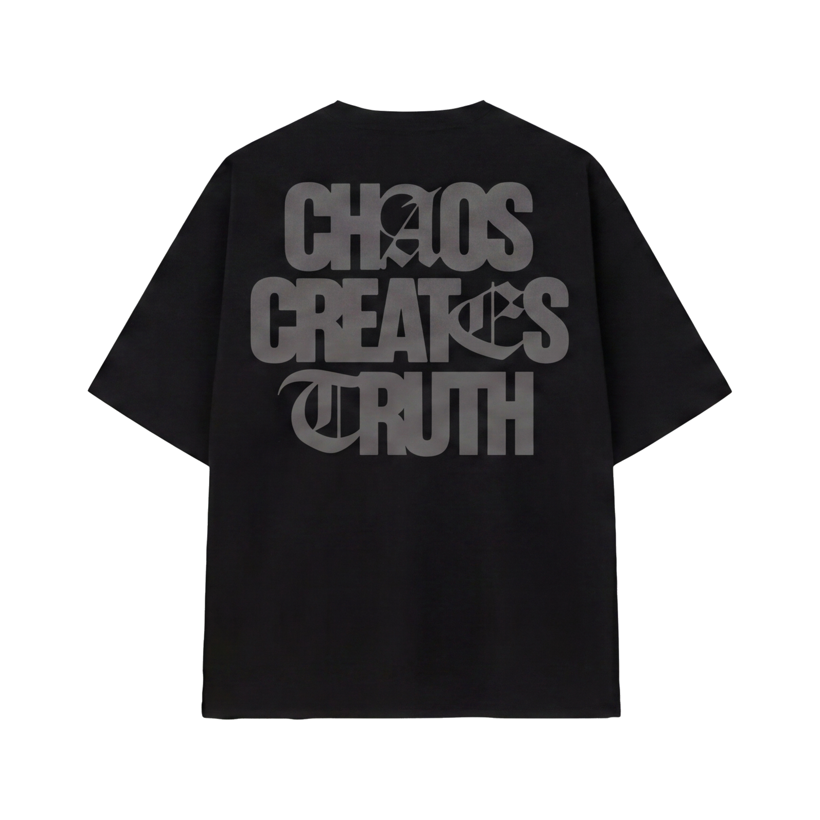 Off Supply Chaos Creates Truth T-shirt Black