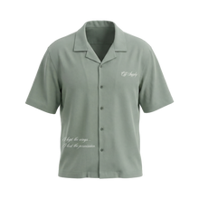 Off Supply Angelic Sage Green Bowling Shirt