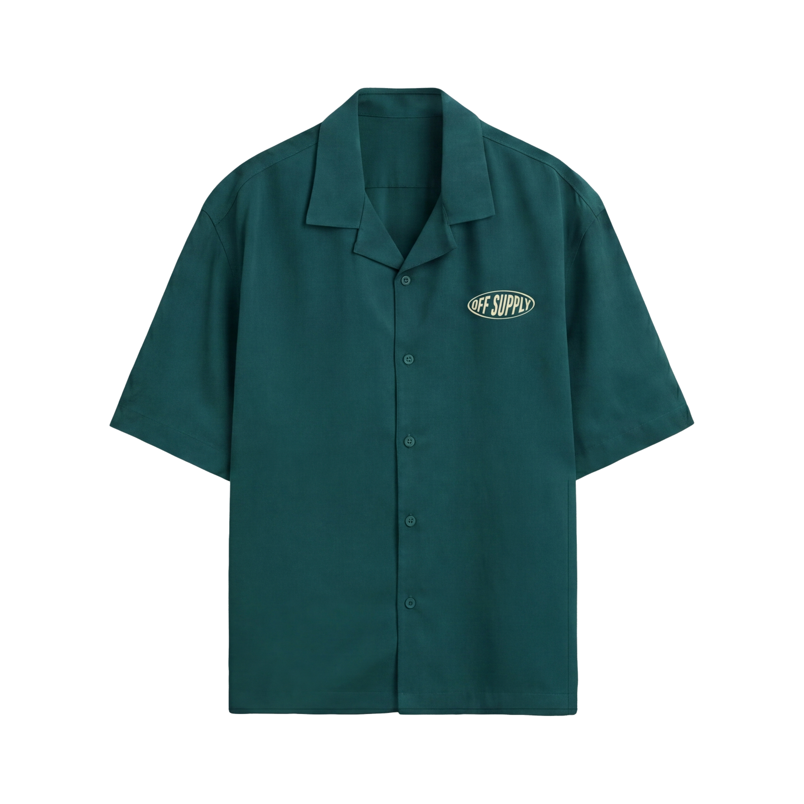 Self Love Off Supply Teal Bowling Shirt