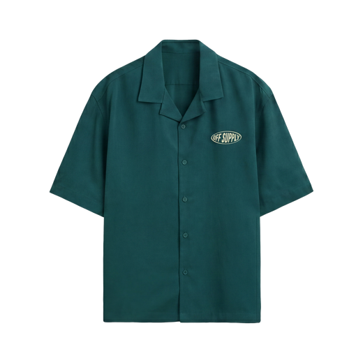Self Love Off Supply Teal Bowling Shirt