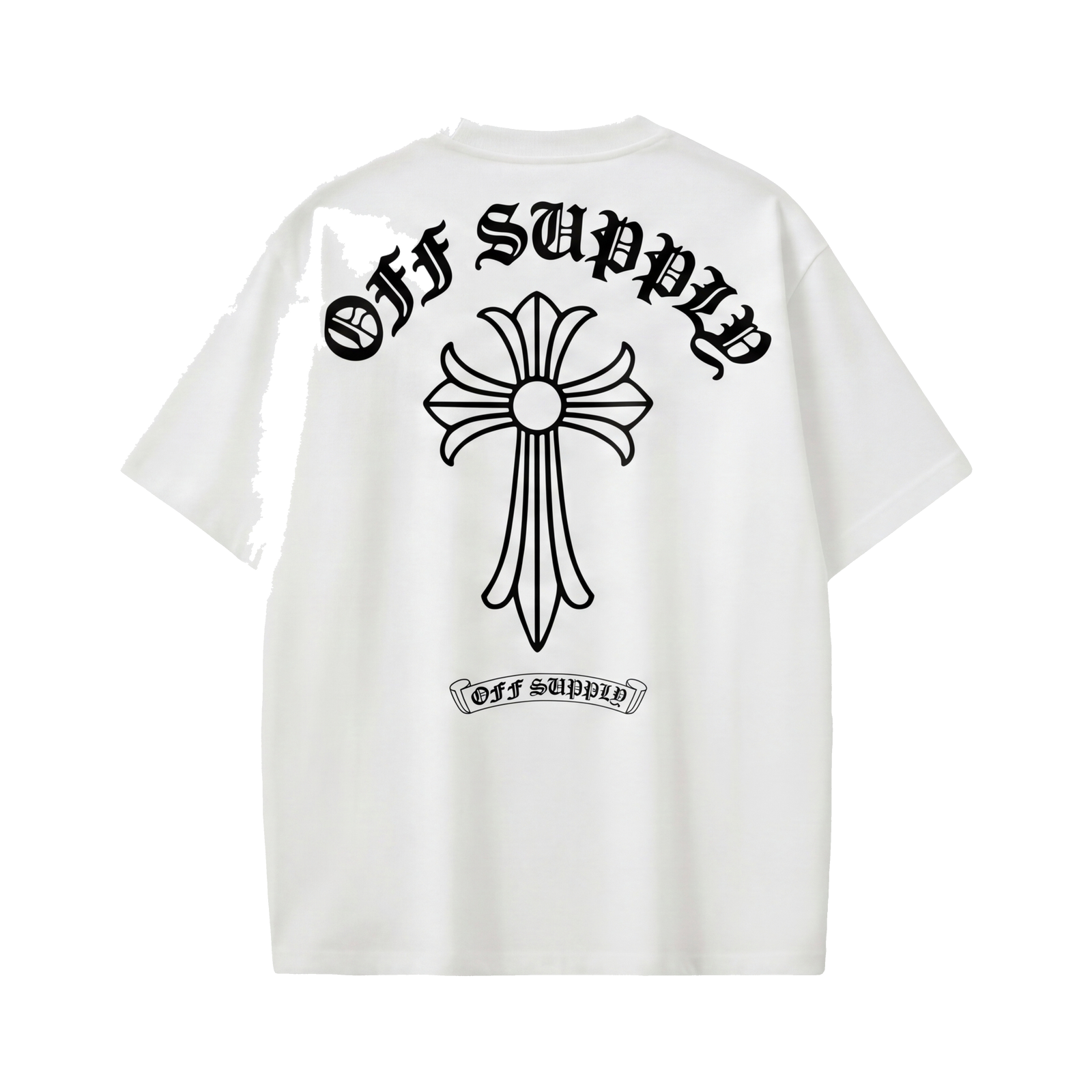 Off Supply Premium Ornate Cross T-Shirt