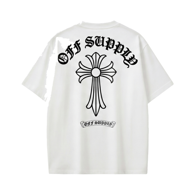 Off Supply Premium Ornate Cross T-Shirt