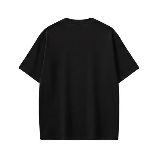 Off supply Varsity text Black T-shirt