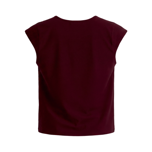 Off Supply Essence Cherry Red Crop Top