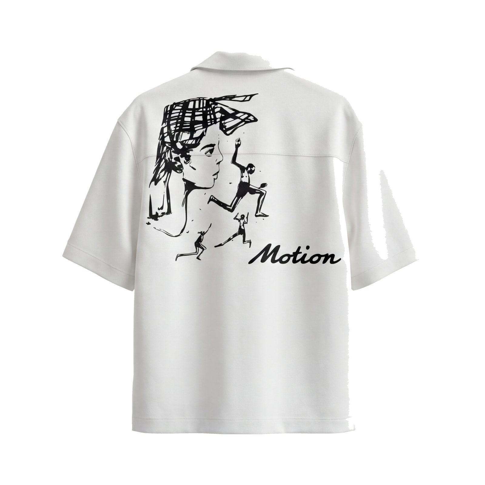 Off Supply Motion Bowling Shirt - White