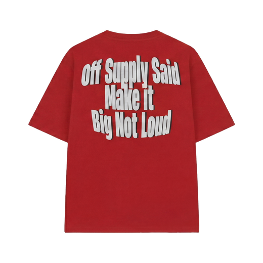 Off Supply - The Magnitude Tee Red